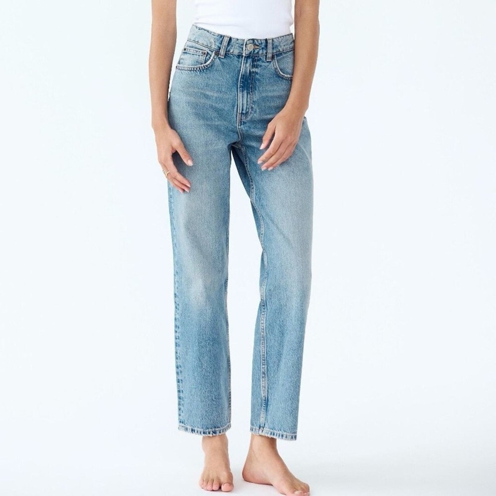 Zara Light Blue Flare Jeans